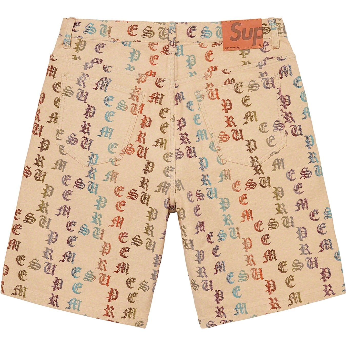 Gradient Jacquard Denim Short view 9